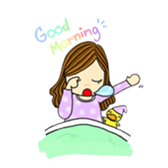 Happiness with A little duck sticker #156201