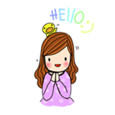 Happiness with A little duck sticker #156212