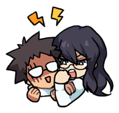 Ms. Dosanira and Mr. Dachikante sticker #156713