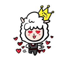 GLAD KING - ALPACA sticker #156900