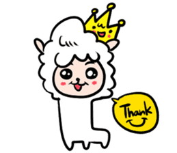 GLAD KING - ALPACA sticker #156908