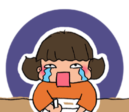 cute girl "Mutchy" sticker #158118