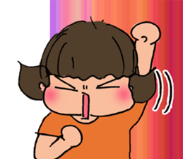 cute girl "Mutchy" sticker #158124