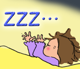 cute girl "Mutchy" sticker #158126