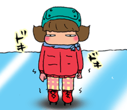 cute girl "Mutchy" sticker #158134