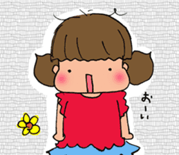 cute girl "Mutchy" sticker #158145