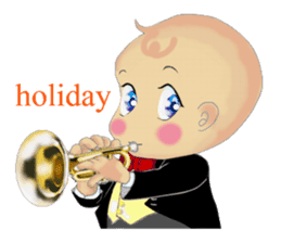 BABY BABOO ORCHESTRA sticker #158257