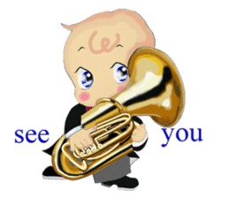 BABY BABOO ORCHESTRA sticker #158270