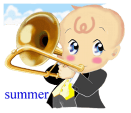 BABY BABOO ORCHESTRA sticker #158272