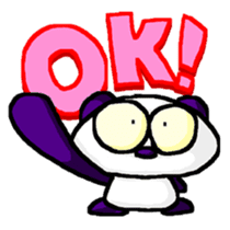 onayami-panda sticker #158725