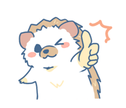 Hedgehog&Squirrel sticker #158787