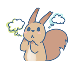 Hedgehog&Squirrel sticker #158794