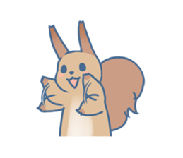 Hedgehog&Squirrel sticker #158808