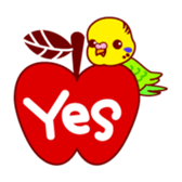 Together with  little birds sticker #158905