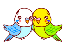 Together with  little birds sticker #158911