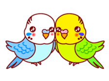 Together with  little birds sticker #158911