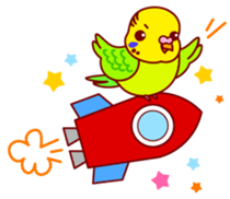 Together with  little birds sticker #158927