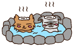 Betty & Kinako's happy life sticker #158957