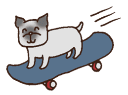 Betty & Kinako's happy life sticker #158958