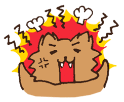 Betty & Kinako's happy life sticker #158964