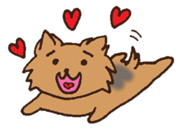 Betty & Kinako's happy life sticker #158975