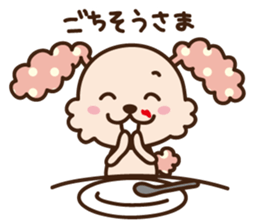 pinky dog sticker #158981