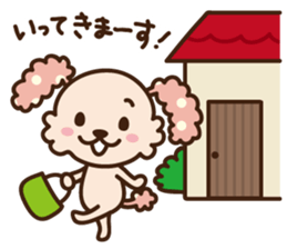 pinky dog sticker #158982