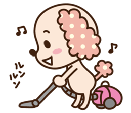 pinky dog sticker #158986