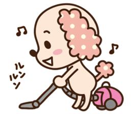 pinky dog sticker #158986