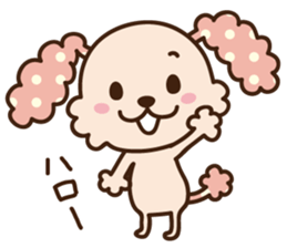 pinky dog sticker #158990