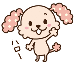 pinky dog sticker #158990