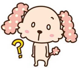 pinky dog sticker #158996