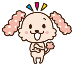 pinky dog sticker #158997