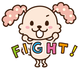 pinky dog sticker #158999