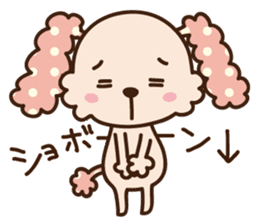 pinky dog sticker #159003