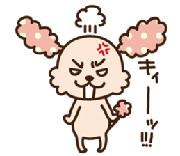 pinky dog sticker #159004