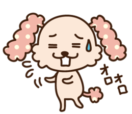pinky dog sticker #159008