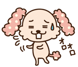 pinky dog sticker #159008