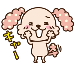 pinky dog sticker #159009