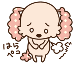 pinky dog sticker #159011