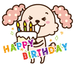 pinky dog sticker #159012