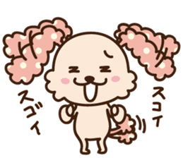 pinky dog sticker #159013