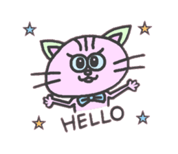 Mystery Cat Belle-chan sticker #159020