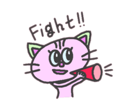 Mystery Cat Belle-chan sticker #159022