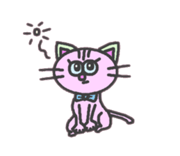 Mystery Cat Belle-chan sticker #159024