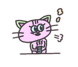 Mystery Cat Belle-chan sticker #159026