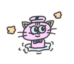 Mystery Cat Belle-chan sticker #159028