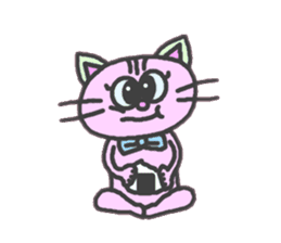 Mystery Cat Belle-chan sticker #159029