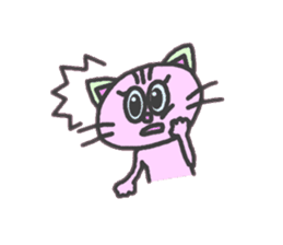 Mystery Cat Belle-chan sticker #159030