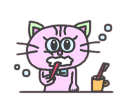 Mystery Cat Belle-chan sticker #159031